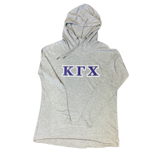 Kappa Hoodie - Light Heather Gray (women's fit)