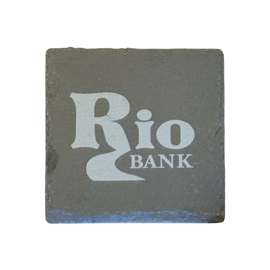 Rio Bank - Custom Slate Coaster