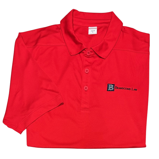 Branscomb Law Logo Polo - Red