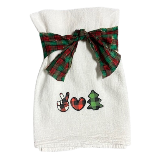Muslin Tea Towels for Christmas