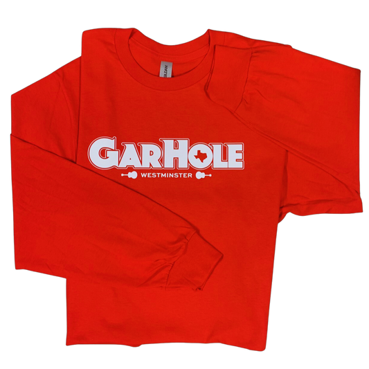 GarHole T-Shirt Red Long Sleeve