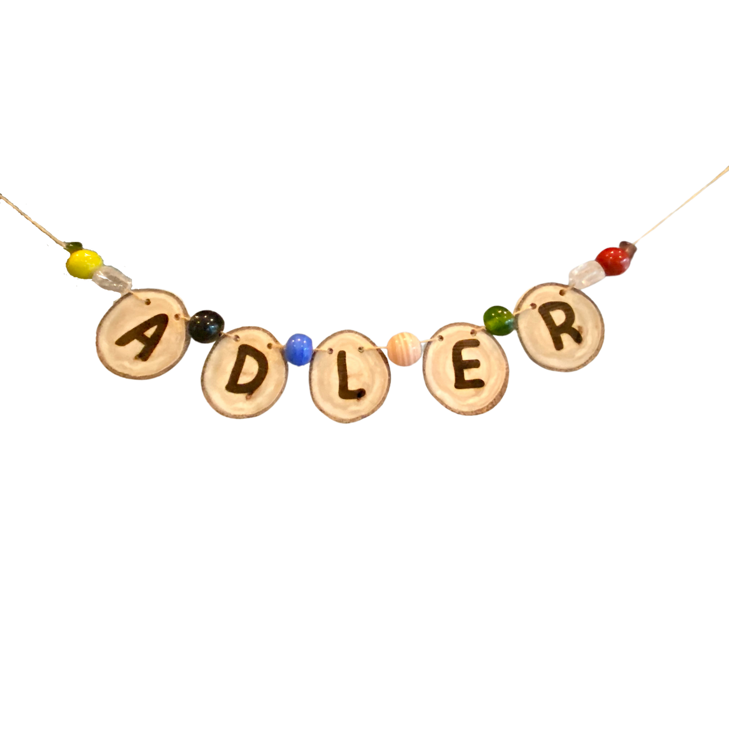 Name Banner ($2.50 per letter - glass beads not included)