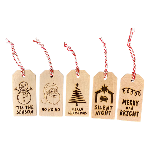 Wooden Gift Tags ($1.00 per single tag)